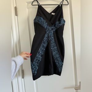 Dress the Population Black and Sequin dress